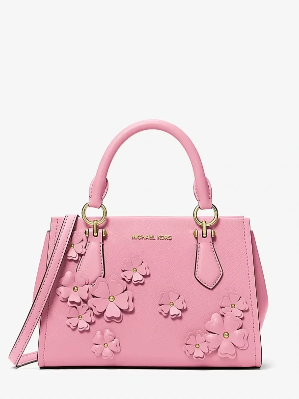 MICHAEL KORS  Marilyn Small Floral Embellished Satchel